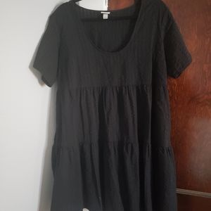 Black baby doll summer dress